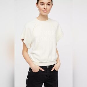 Free People Natural Wonder Raglan Sweatshirt S/M